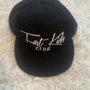 Fast Kids Club Black Cap hat